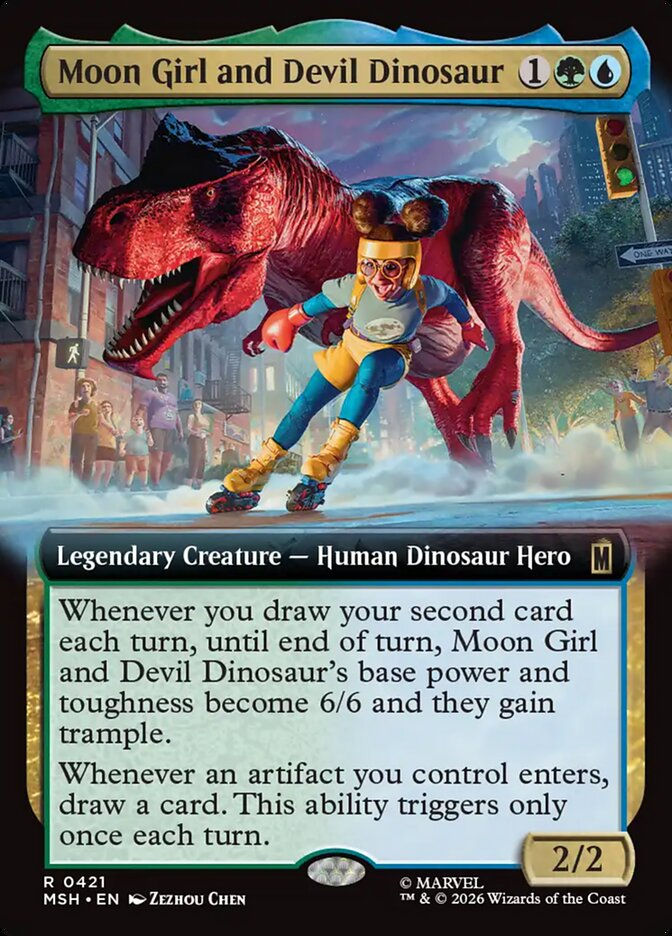 Moon Girl and Devil Dinosaur (MSH) (421) / Extended Art