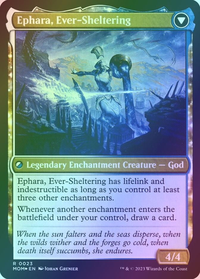 Invasion of Theros // Ephara, Ever-Sheltering (PMOM) (23s) / Foil — cara 2 de 2