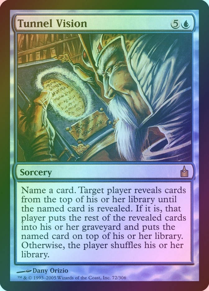 Tunnel Vision (RAV) (72) / Foil