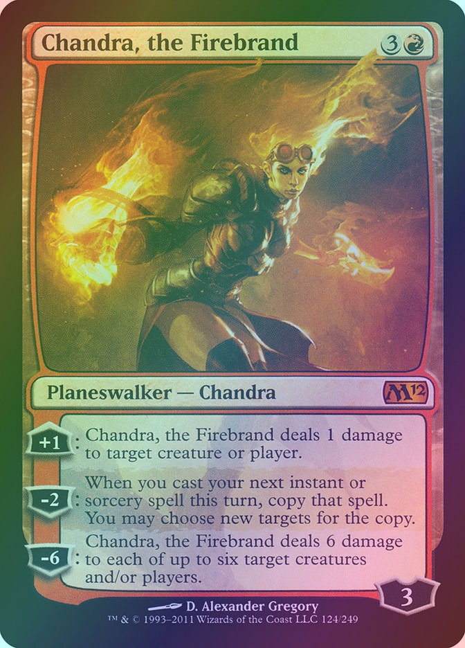 Chandra, the Firebrand (M12) (124) / Foil