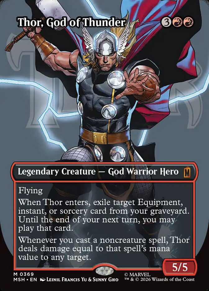 Thor, God of Thunder (MSH) (369) / Borderless