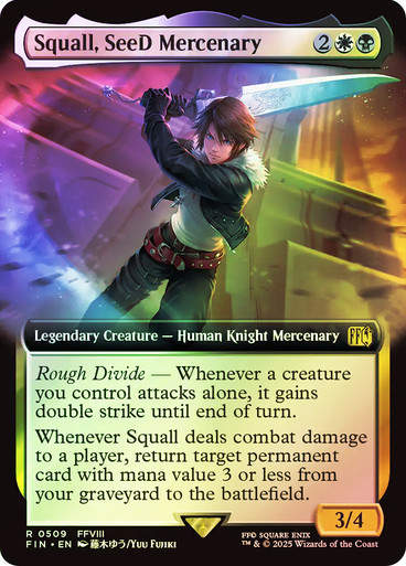 Squall, SeeD Mercenary (FIN) (509) / Extended Art / Foil