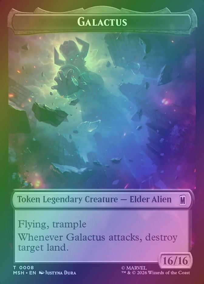 Galactus // Squirrel (TMSH) (8 // 14) / Foil — cara 1 de 2