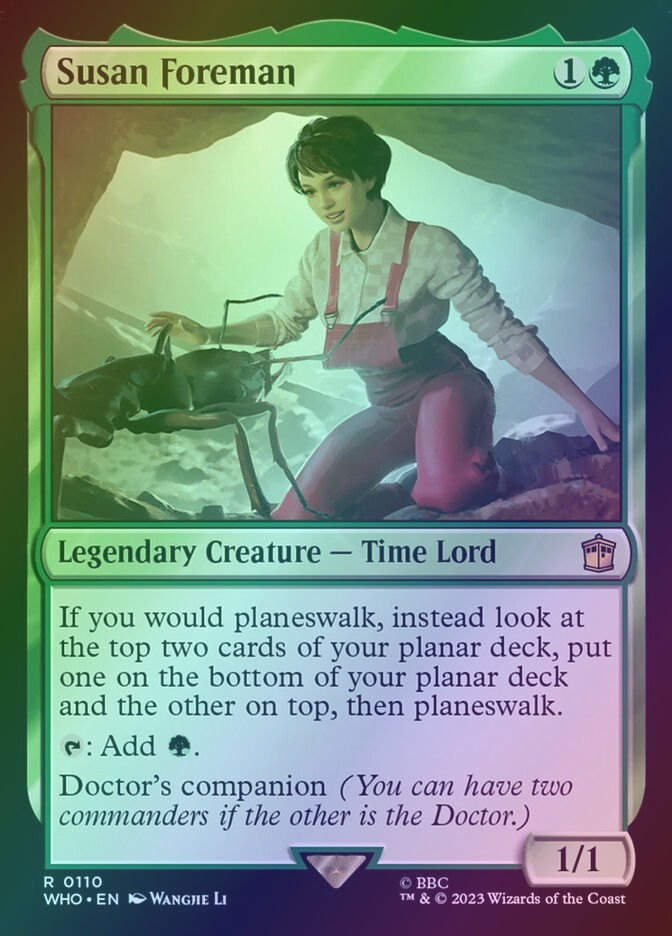 Susan Foreman (WHO) (110) / Foil