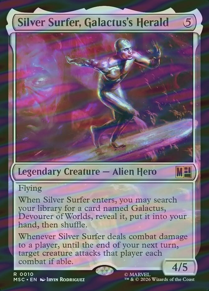 Silver Surfer, Galactus's Herald (MSC) (10) / Surge Foil