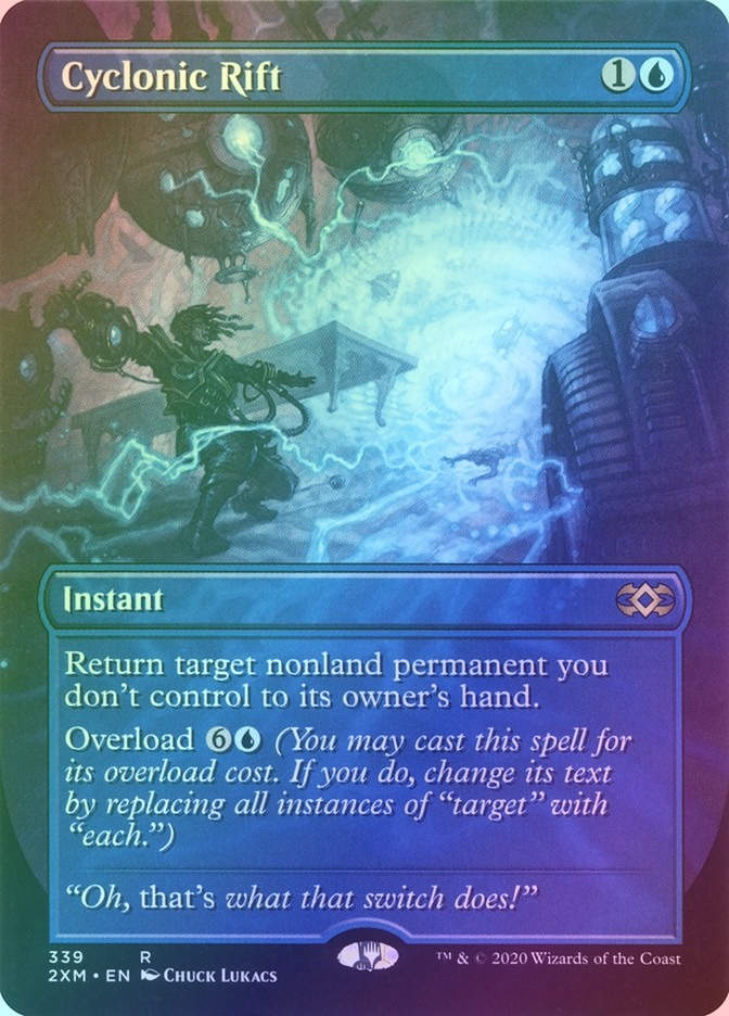 Cyclonic Rift (2XM) (339) / Borderless / Foil