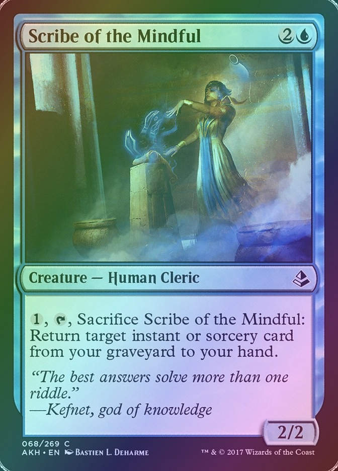 Scribe of the Mindful (AKH) (68) / Foil