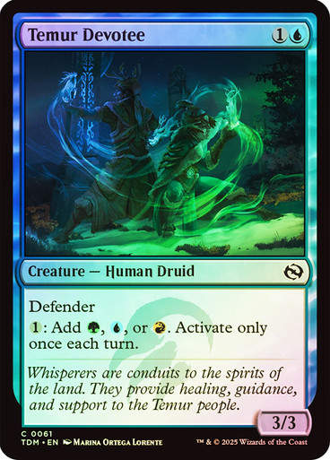 Temur Devotee (TDM) (61) / Foil