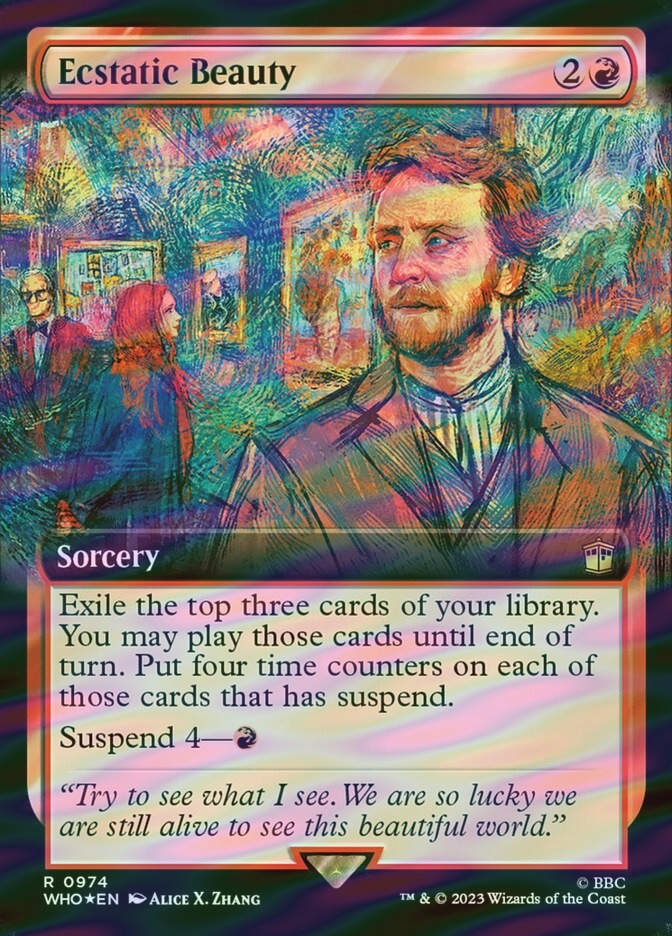 Ecstatic Beauty (WHO) (974) / Extended Art / Surge Foil