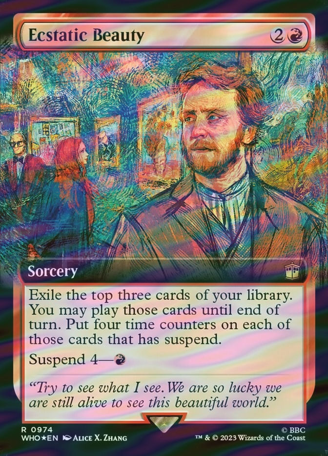 Ecstatic Beauty (WHO) (974) / Extended Art / Surge Foil