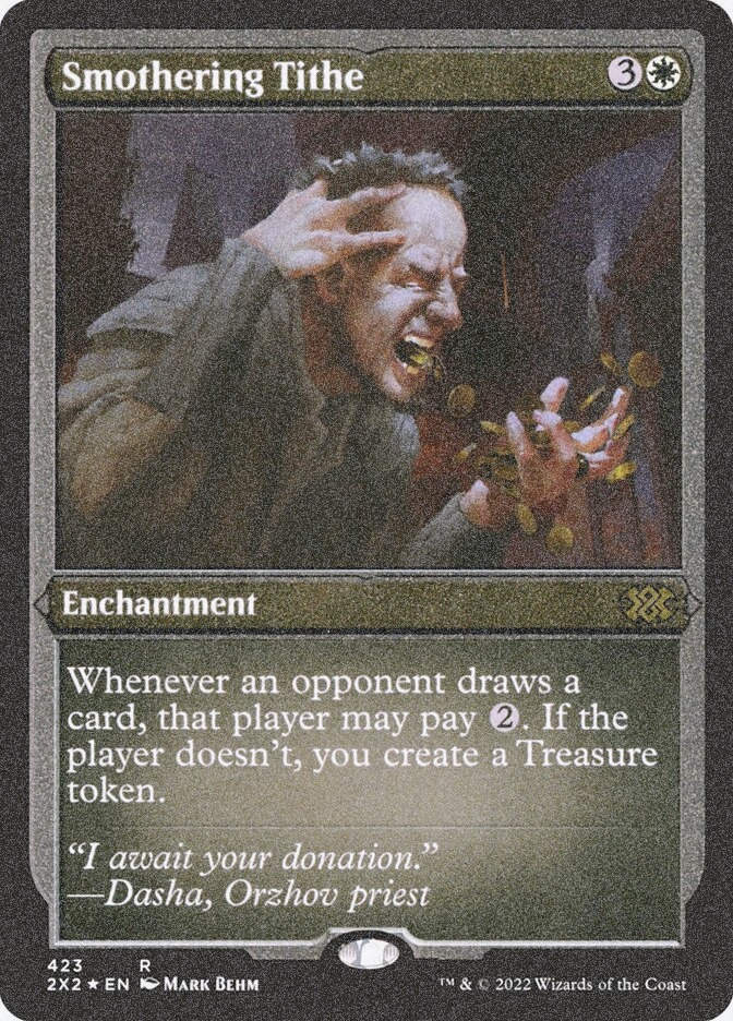 Smothering Tithe (2X2) (423) / Foil Etched