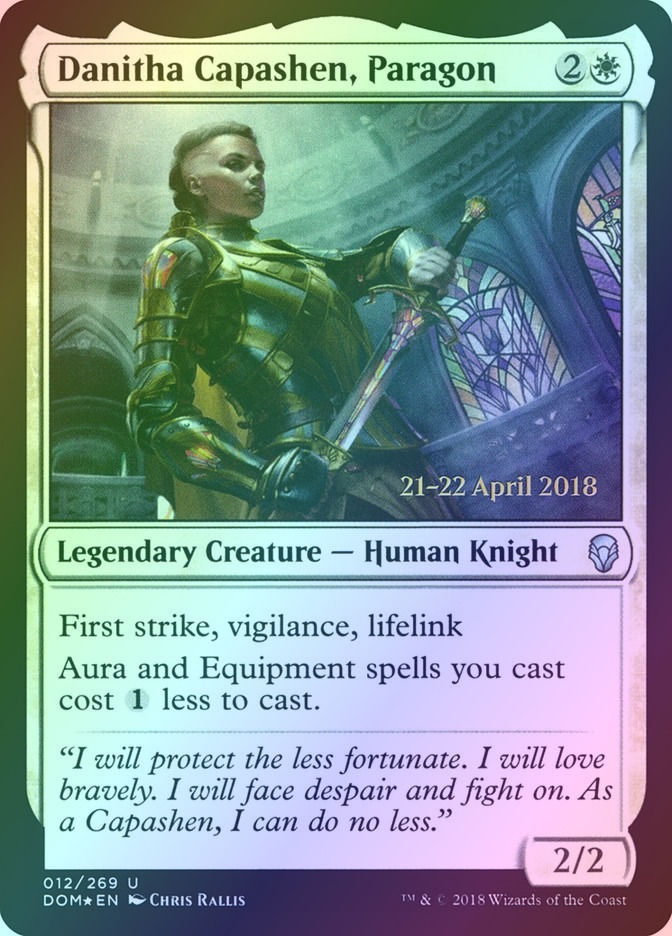 Danitha Capashen, Paragon (PDOM) (12s) / Foil