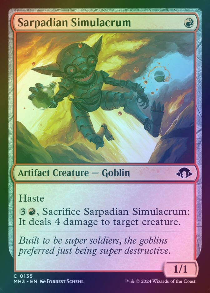 Sarpadian Simulacrum (MH3) (135) / Foil