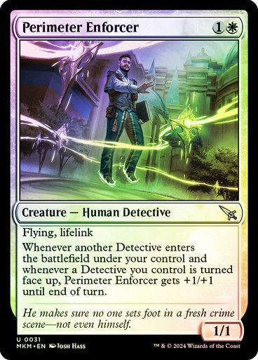 Perimeter Enforcer (mkm) (31) / Foil