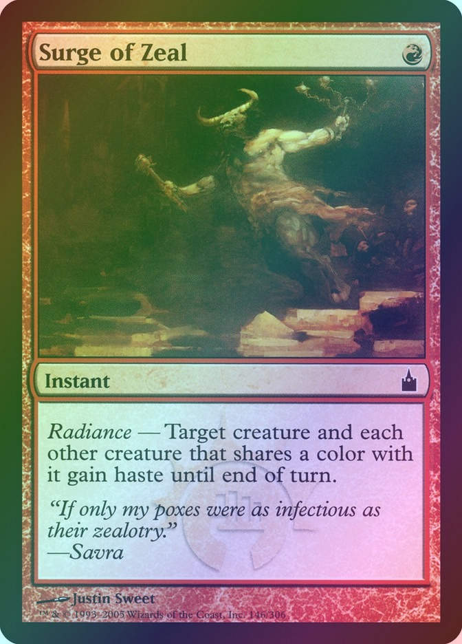 Surge of Zeal (RAV) (146) / Foil