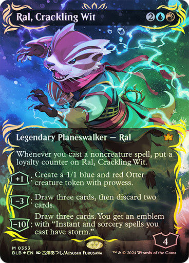 Ral, Crackling Wit (blb) (353) / Raised Foil