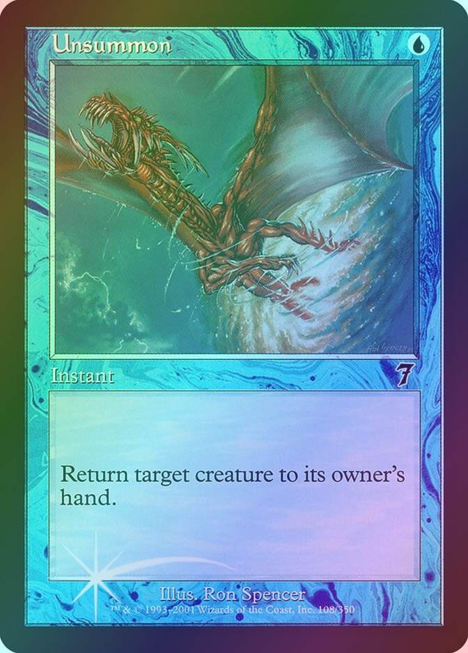 Unsummon (7ED) (108★) / Foil