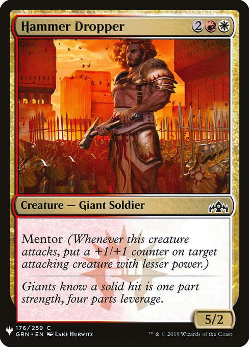 Hammer Dropper (PLST) (GRN-176)