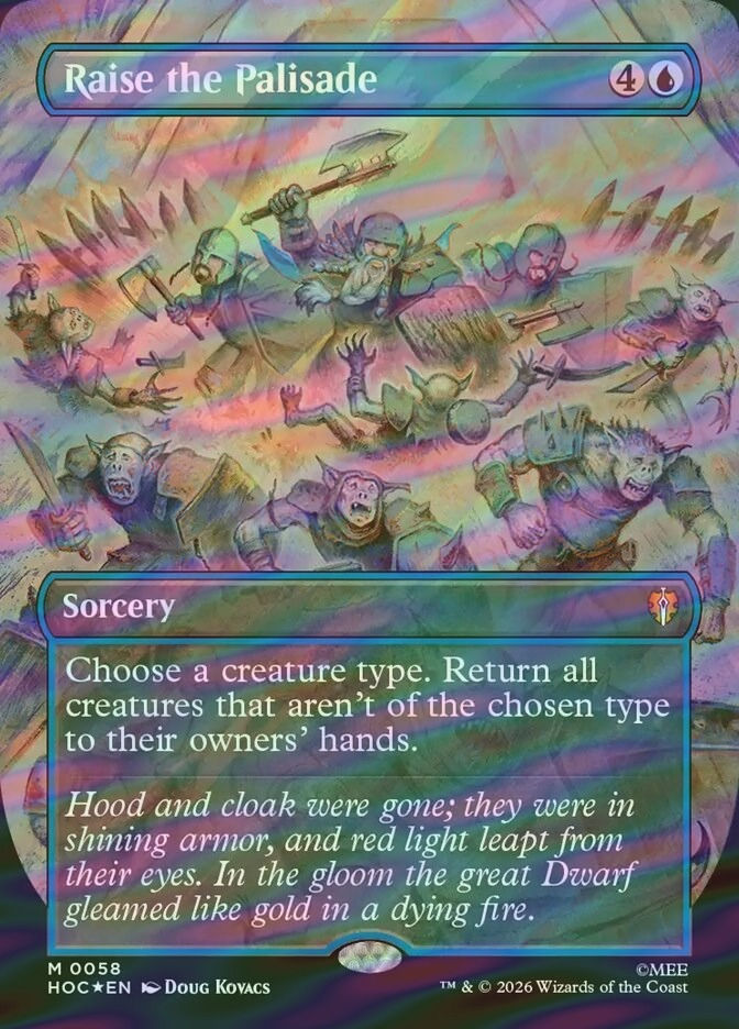 Raise the Palisade (HOC) (58) / Surge Foil