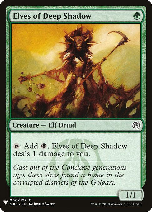 Elves of Deep Shadow (PLST) (GK1-56)