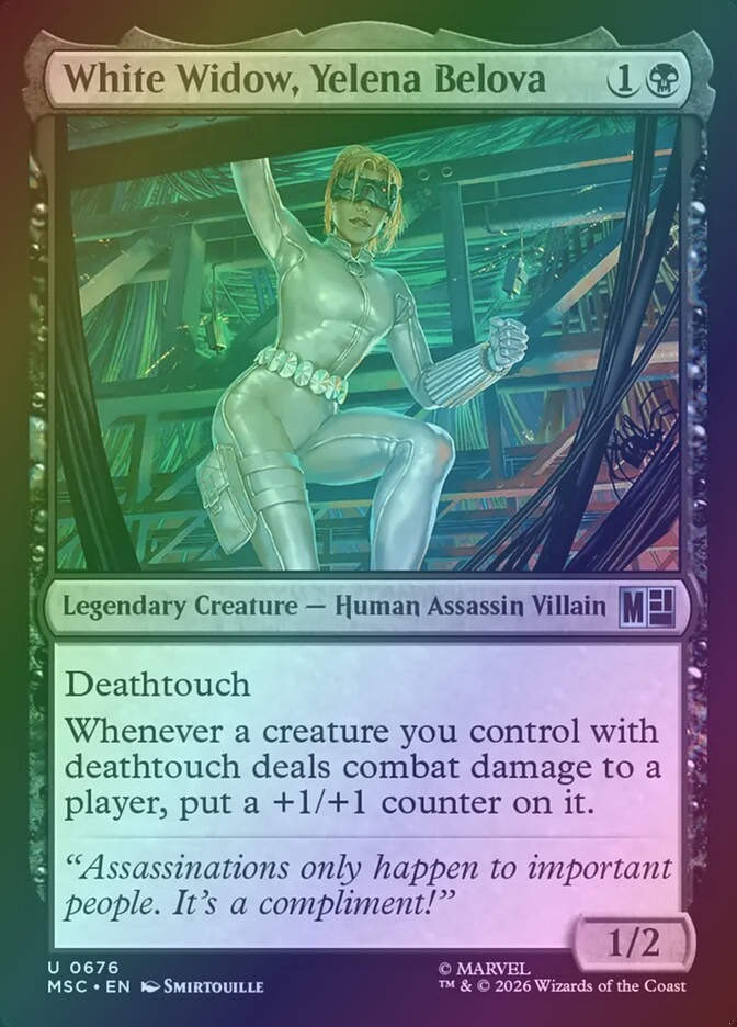 White Widow, Yelena Belova (MSC) (676) / Foil