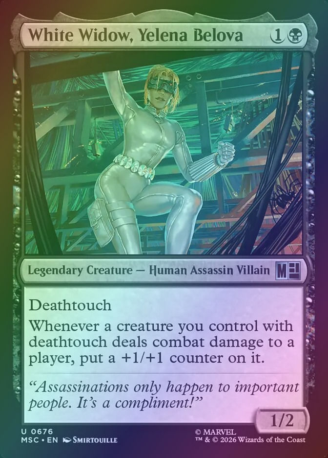 White Widow, Yelena Belova (MSC) (676) / Foil