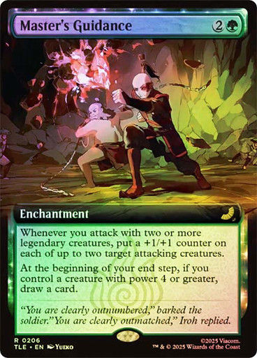 Master's Guidance (TLE) (206) / Extended Art / Foil