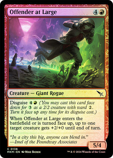 Offender at Large (mkm) (138) / Foil