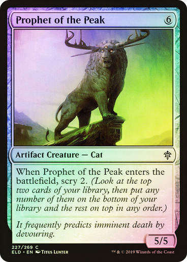 Prophet of the Peak (ELD) (227) / Foil