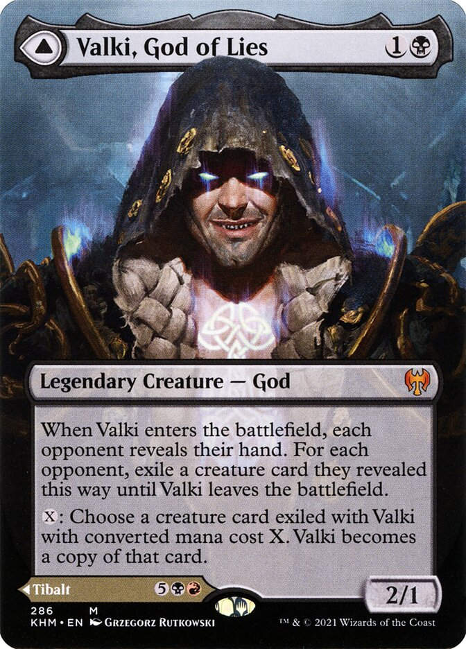 Valki, God of Lies // Tibalt, Cosmic Impostor (KHM) (286) / Borderless