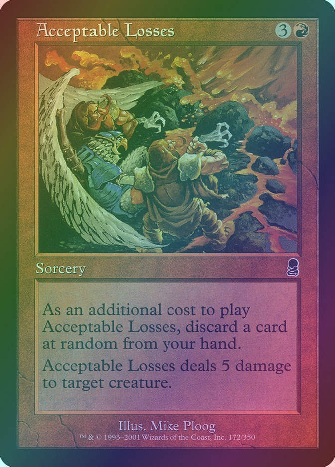 Acceptable Losses (ODY) (172) / Foil