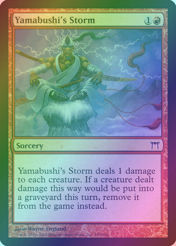 Yamabushi's Storm (CHK) (199) / Foil