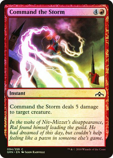 Command the Storm (GRN) (94) / Foil