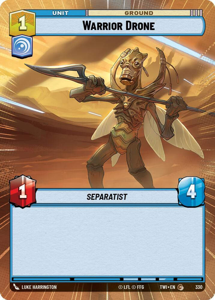 Warrior Drone (Hyperspace) (TWI) (330) / Foil