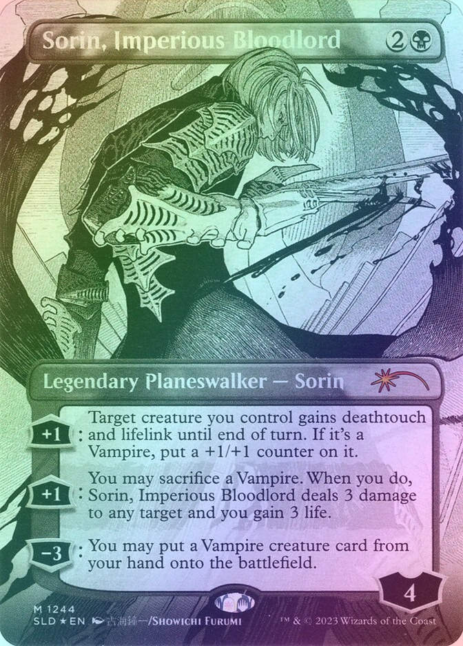 Sorin, Imperious Bloodlord (SLD) (1244) / Borderless / Foil