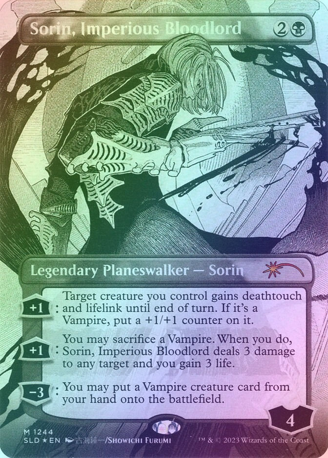 Sorin, Imperious Bloodlord (SLD) (1244) / Borderless / Foil