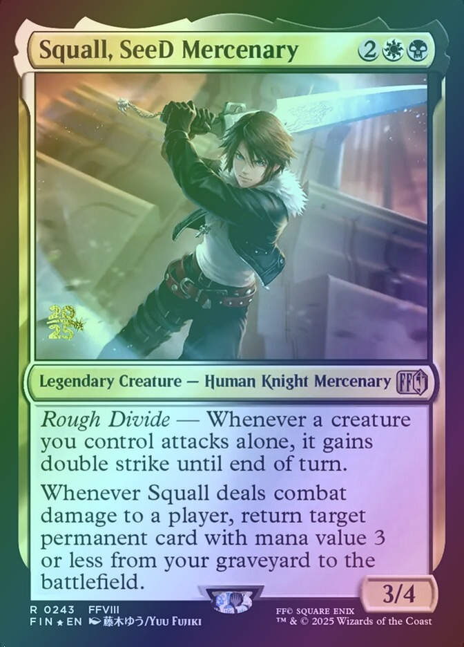 Squall, SeeD Mercenary (PFIN) (243s) / Foil