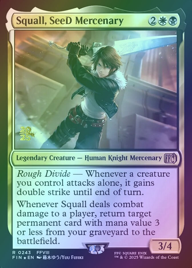 Squall, SeeD Mercenary (PFIN) (243s) / Foil