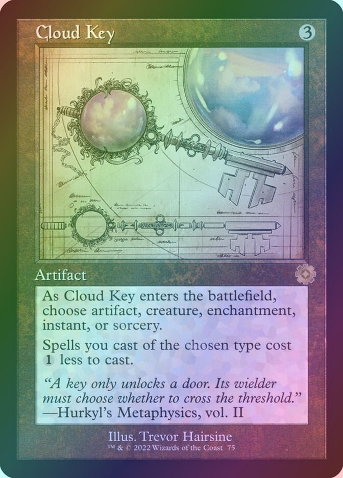 Cloud Key (BRR) (75) / Foil / Schematic