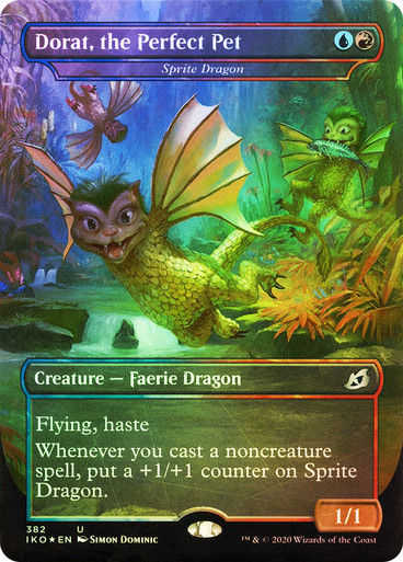 Sprite Dragon (IKO) (382) / Borderless / Foil