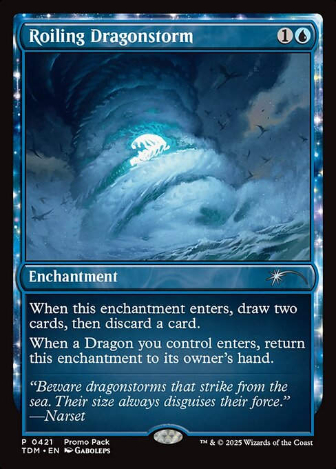 Roiling Dragonstorm (TDM) (421) / Promo Pack