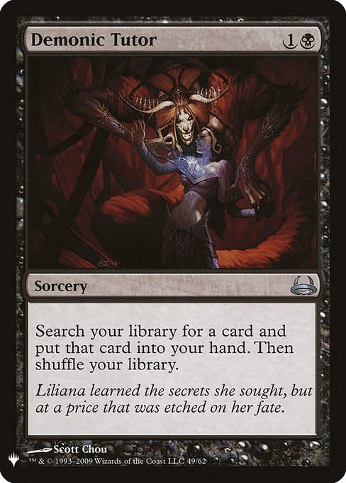 Demonic Tutor (PLST) (DDC-49)