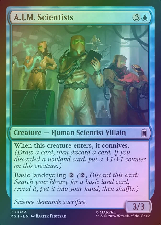 A.I.M. Scientists (MSH) (44) / Foil