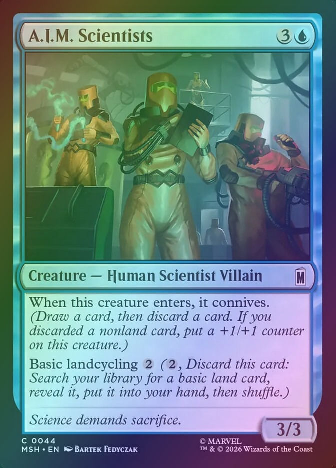 A.I.M. Scientists (MSH) (44) / Foil