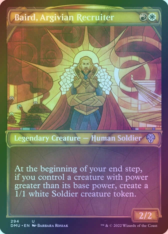 Baird, Argivian Recruiter (DMU) (294) / Showcase / Foil