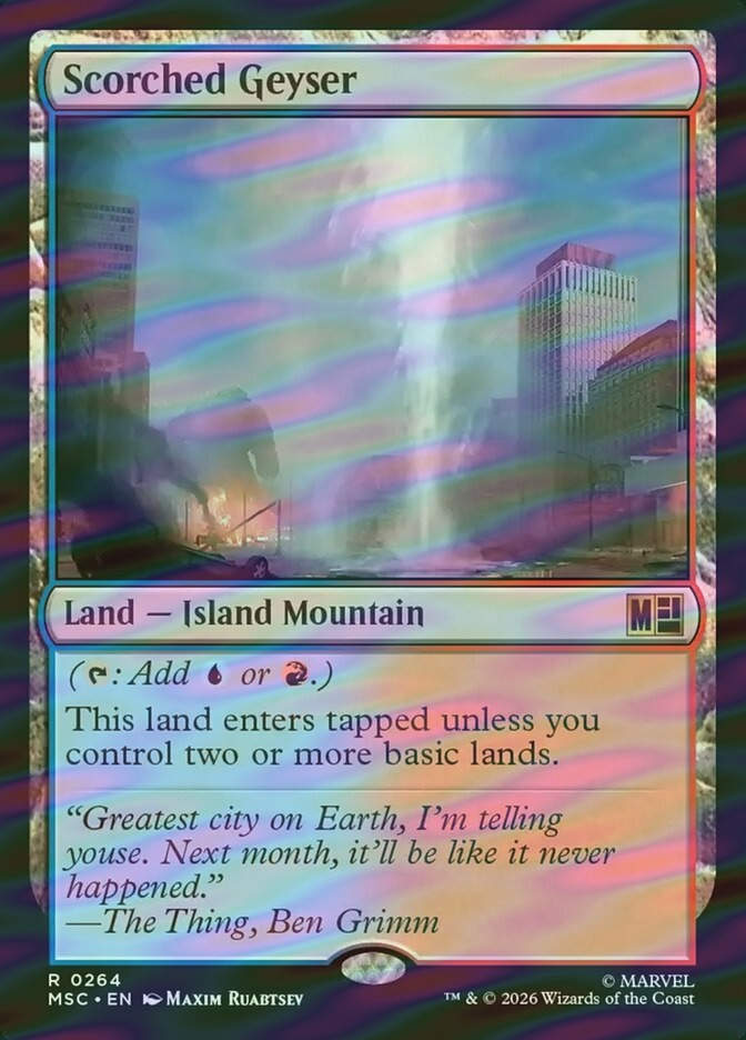 Scorched Geyser (MSC) (264) / Surge Foil