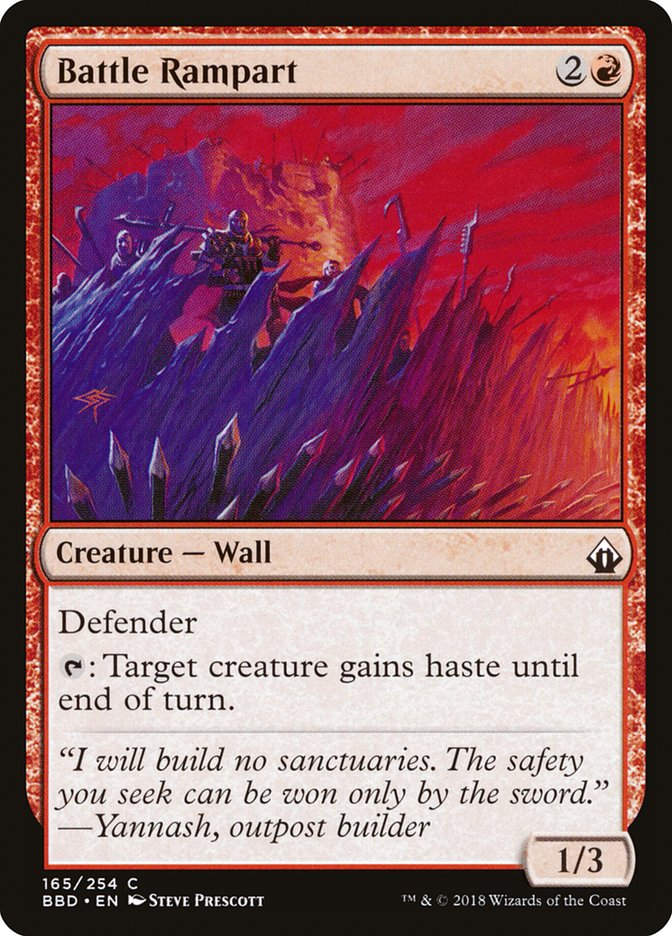 Battle Rampart (BBD) (165) / Foil