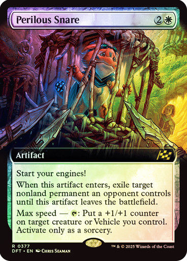 Perilous Snare (DFT) (377) / Foil / Extended Art