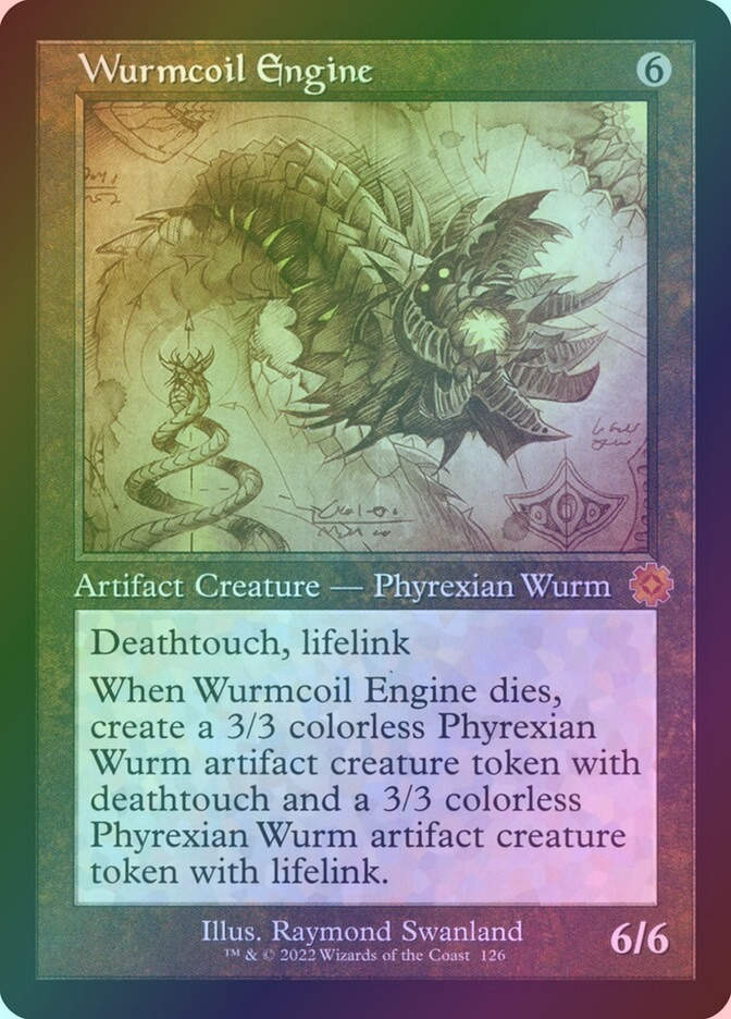 Wurmcoil Engine (BRR) (126) / Foil / Schematic