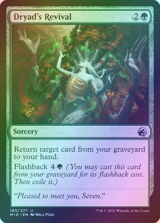 Dryad's Revival (MID) (183) / Foil